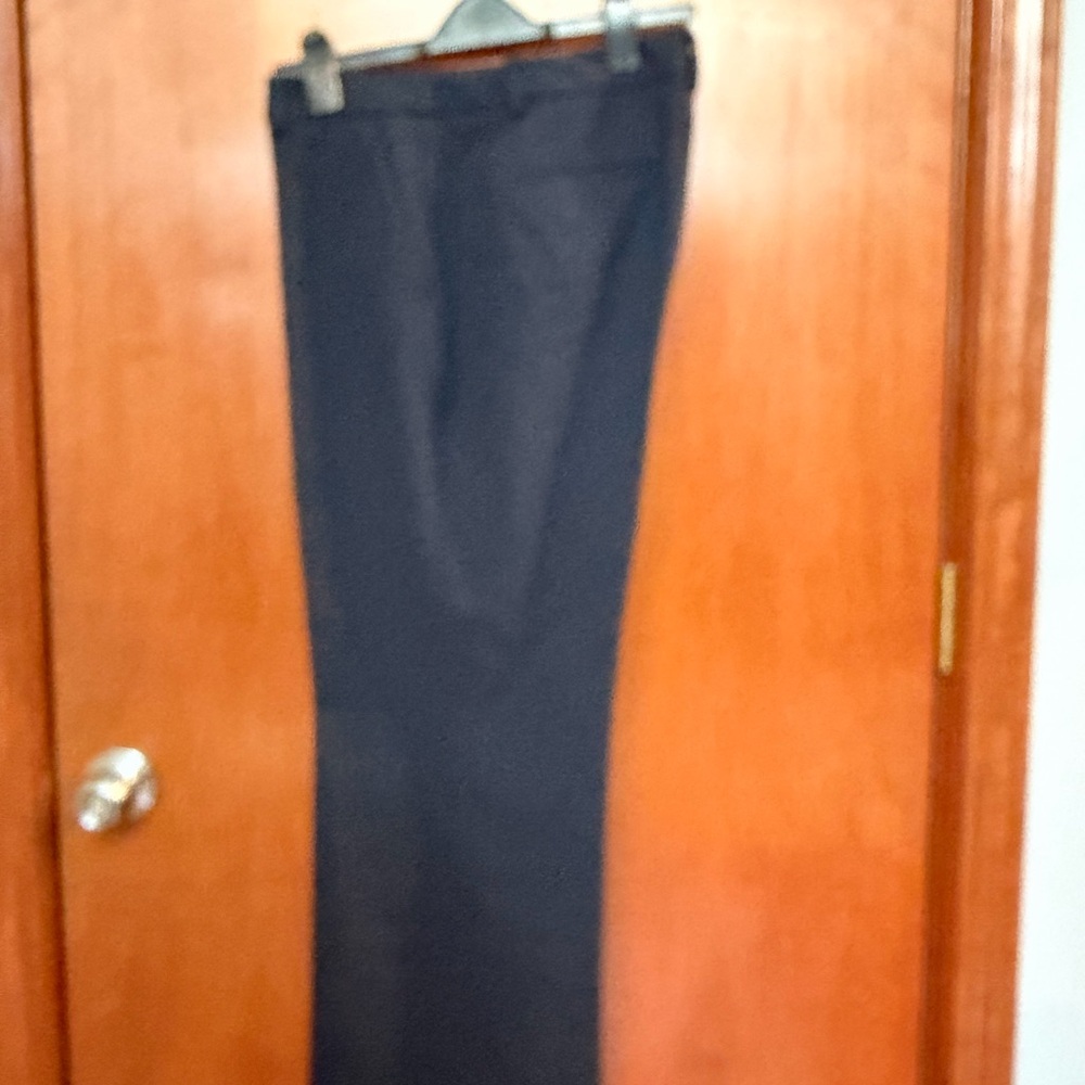 Talbots Women’s Navy Slacks- Flat Front Size 12